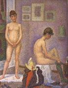 Georges Seurat The Post of Woman china oil painting reproduction